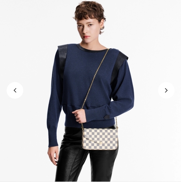 Louis Vuitton Felicie Damier Crossbody Bag - Picture 16 of 16